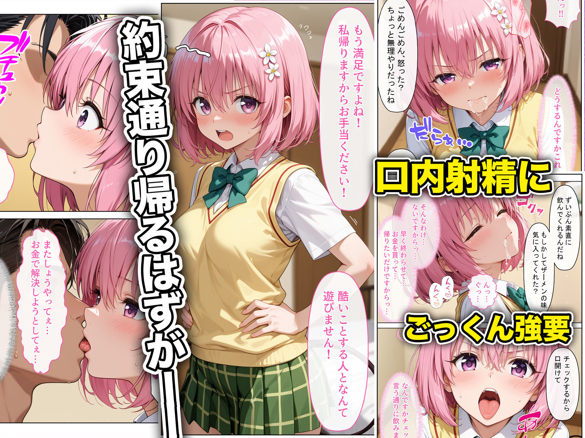 放課後、彼女たちはパパと会う〜本番NGのはずが…生中出し種付けレ●プされてまさかの快楽堕ち〜 サンプル画像7
