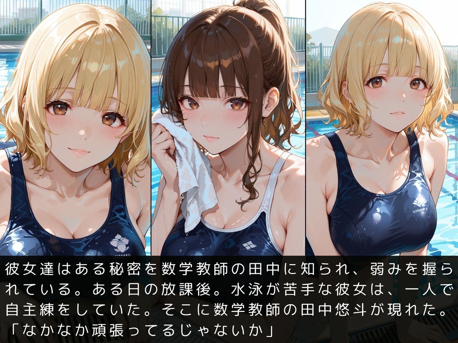 放課後の性指導〜禁断の記録〜プール編 Vol.2 サンプル画像4