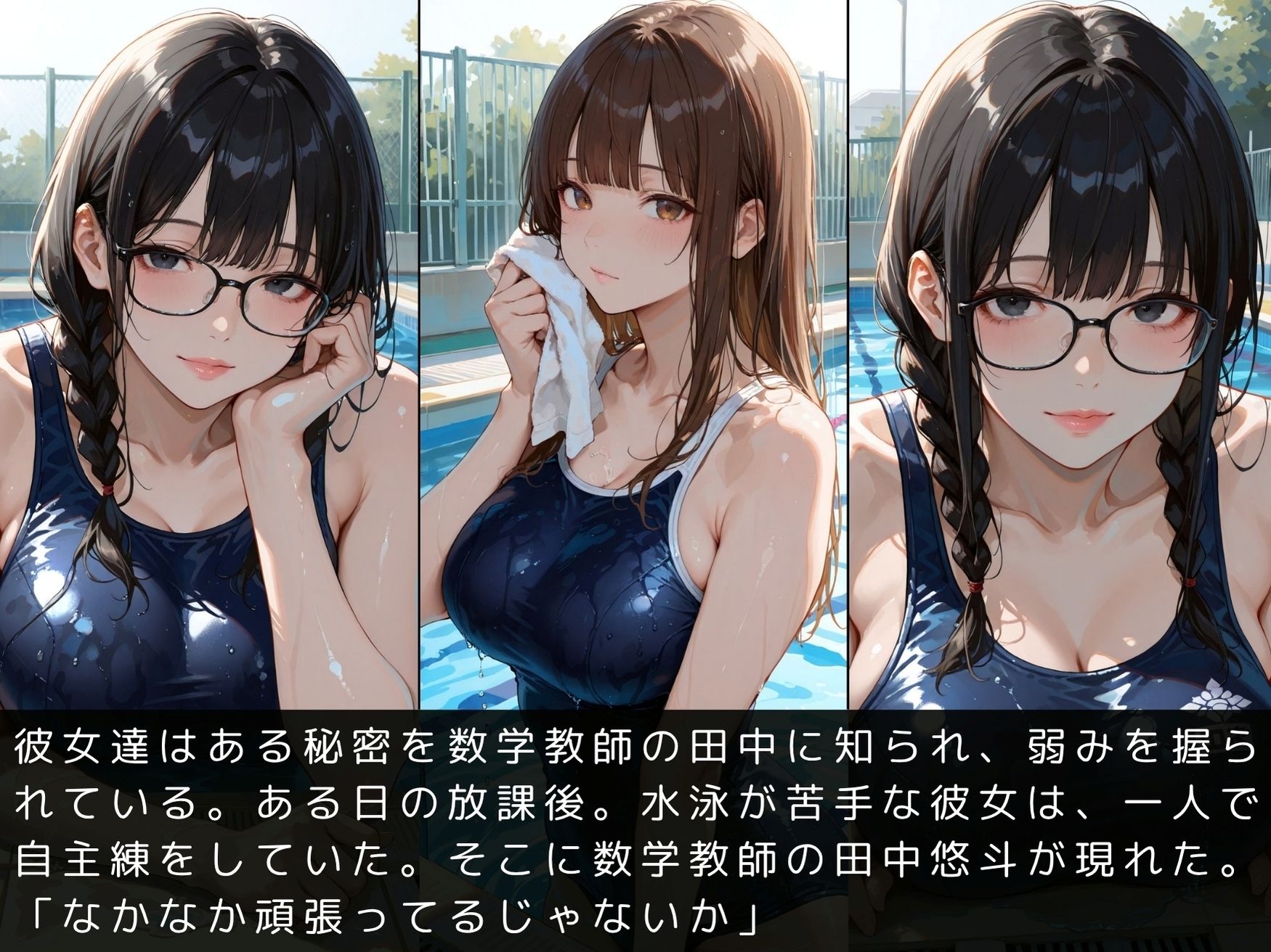 放課後の性指導〜禁断の記録〜プール編 Vol.3 サンプル画像4