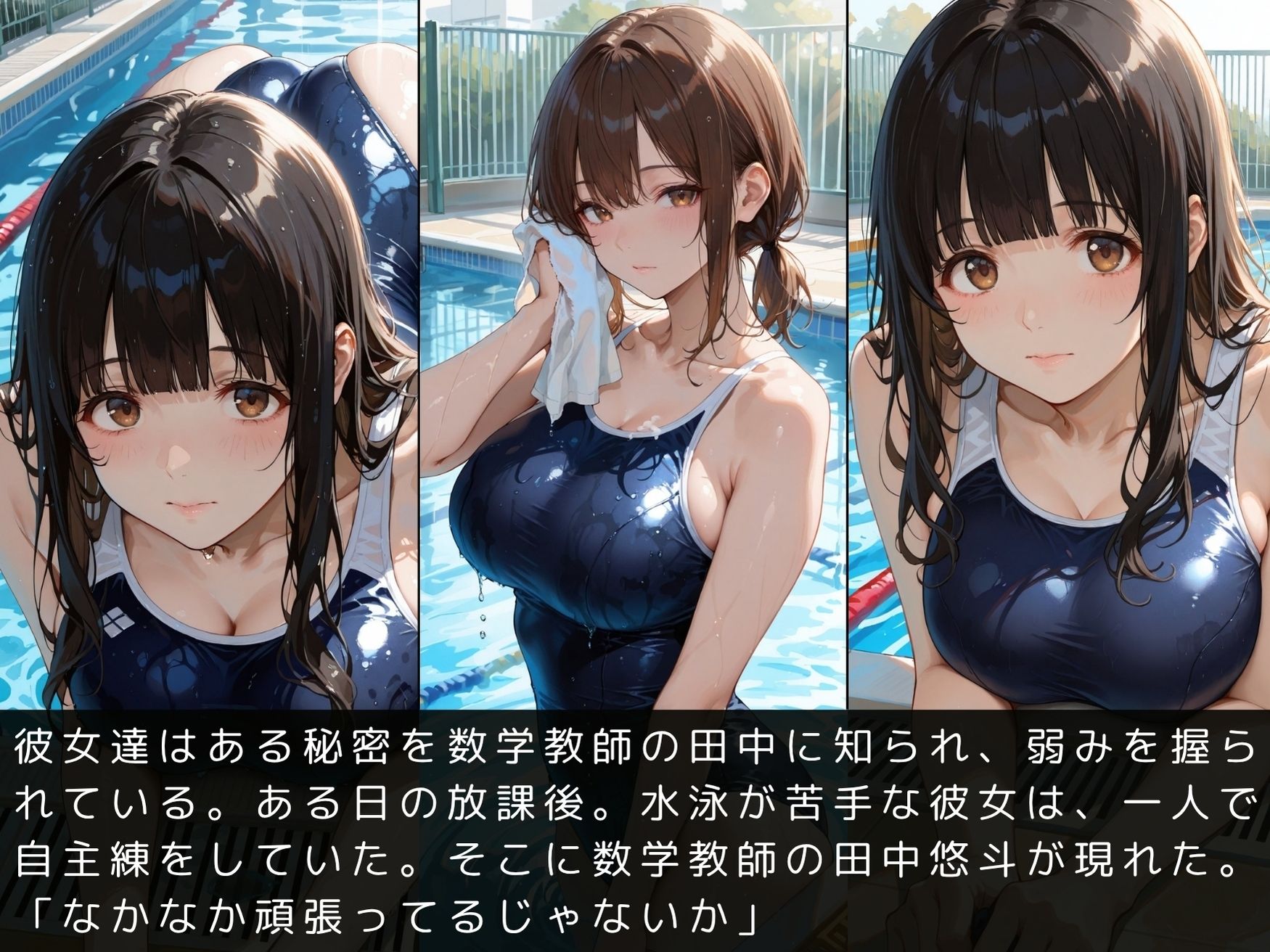 放課後の性指導〜禁断の記録〜プール編〜 サンプル画像4
