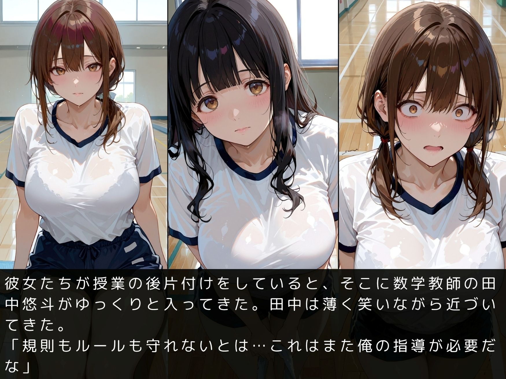 放課後の性指導〜禁断の記録〜体育館編 サンプル画像5