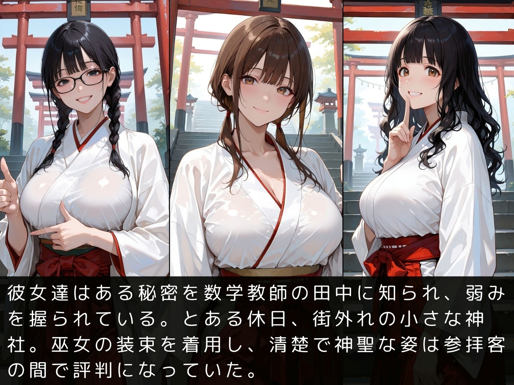 放課後の性指導〜禁断の記録〜巫女編 サンプル画像5