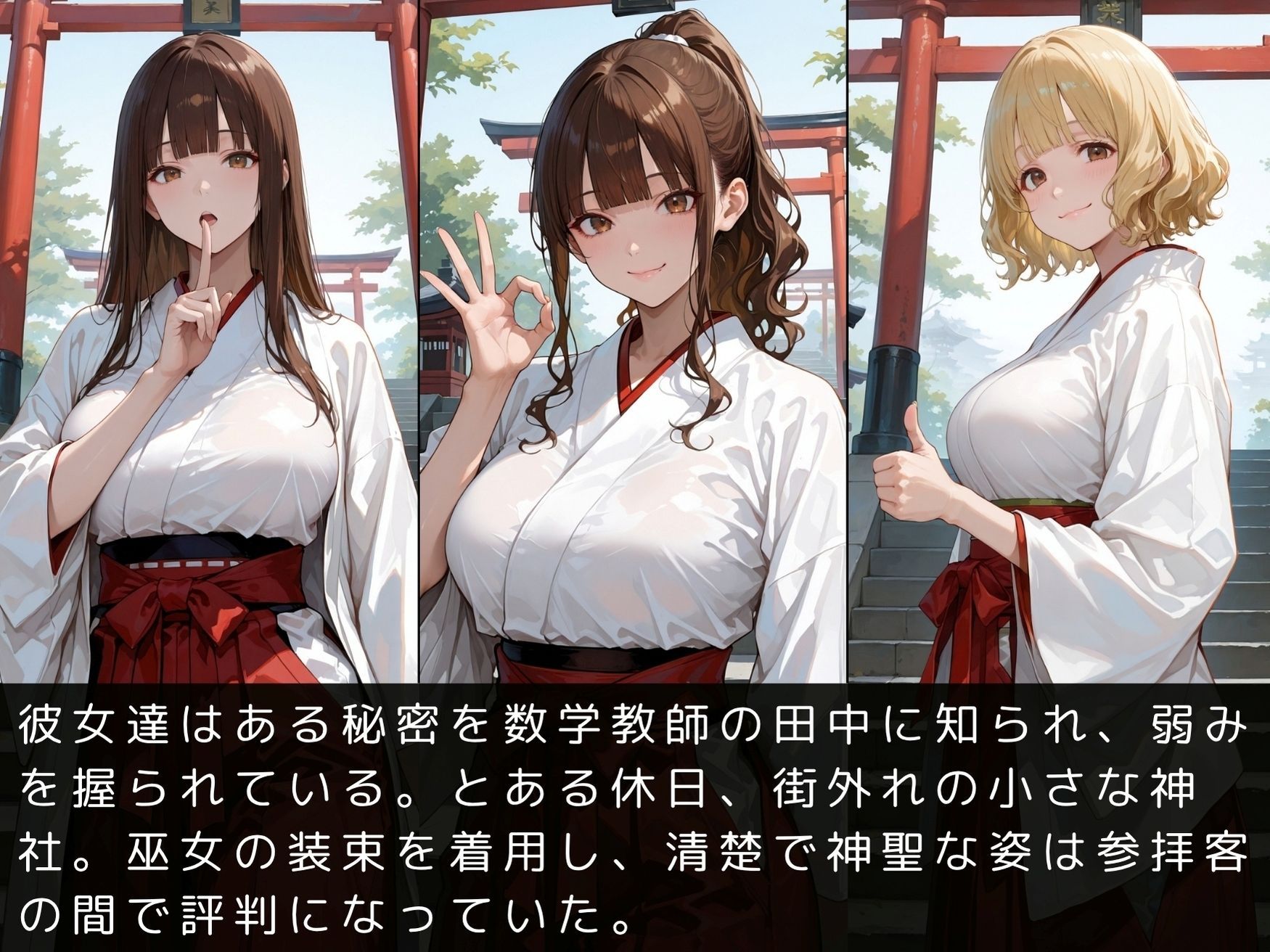 放課後の性指導〜禁断の記録〜巫女編〜Vol.2 サンプル画像5