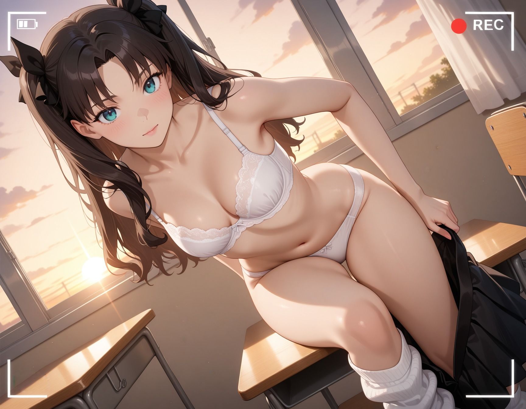 放課後の教室でキモ男に犯●れた少女 サンプル画像3