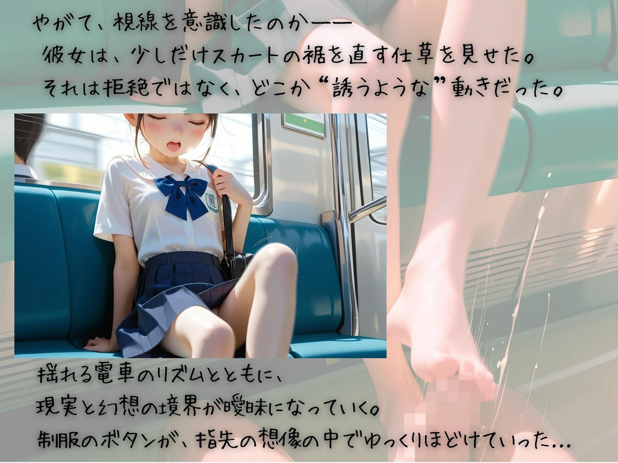 放課後リアル＃12〜揺れる電車でほどける制服〜 サンプル画像3