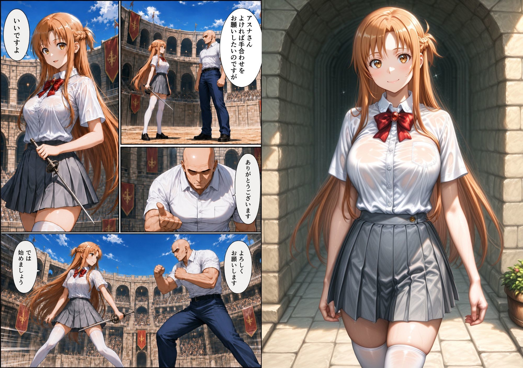 敗北して監禁されたア〇ナ サンプル画像1
