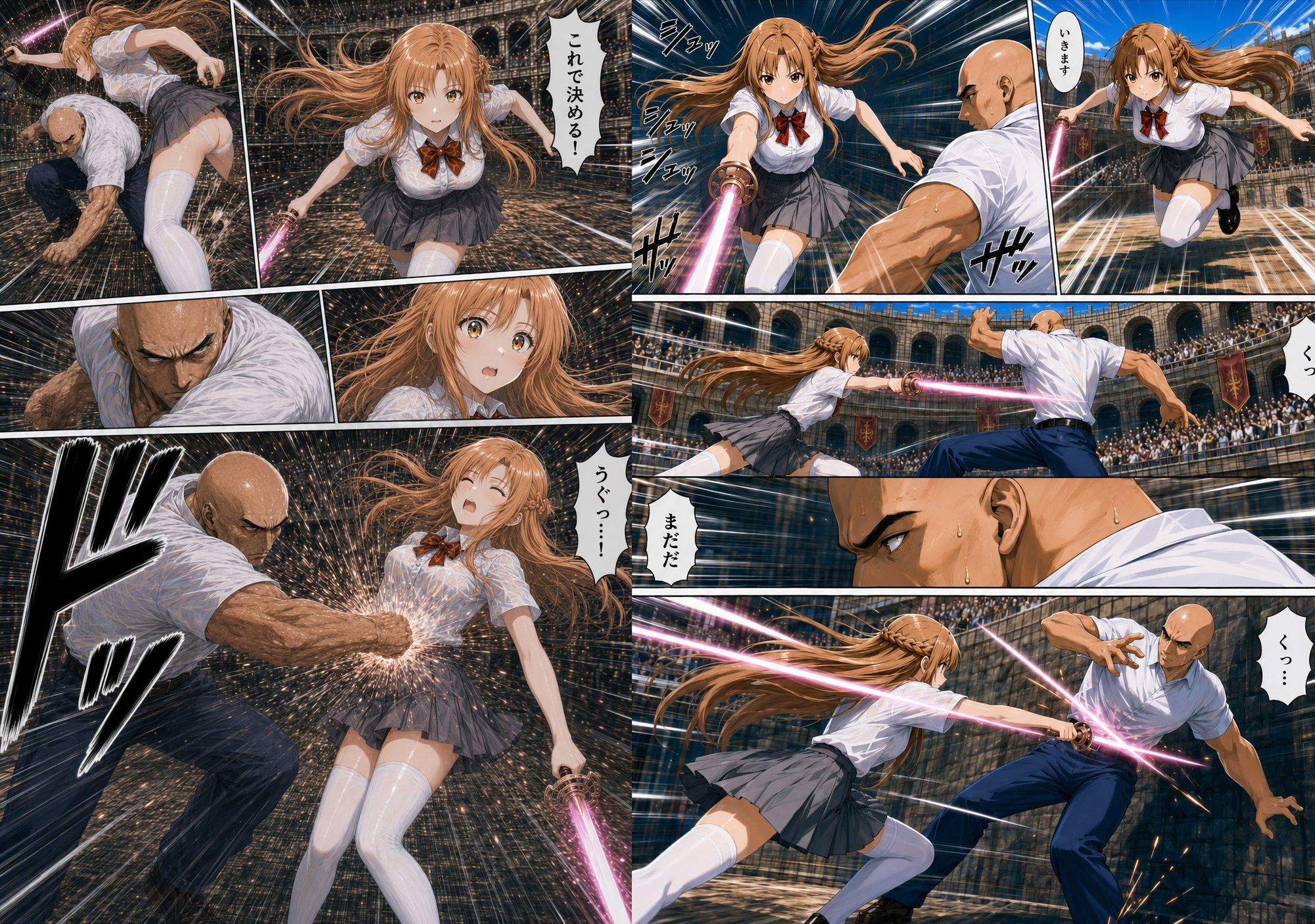 敗北して監禁されたア〇ナ サンプル画像2