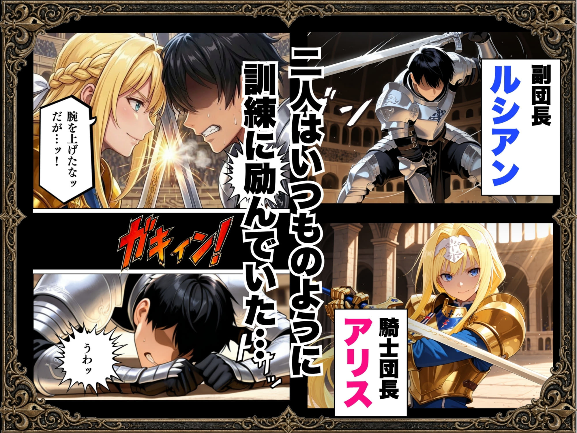 敗北騎士アリス〜メス堕ちNTR〜 サンプル画像1