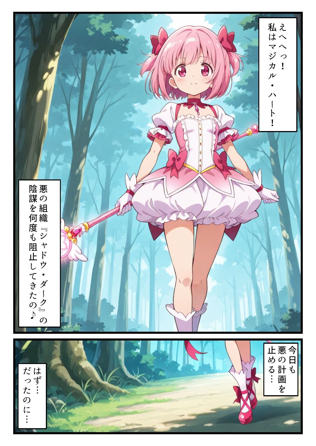 敗北魔法少女〜マジカル・ハートが粉砕され、肉便器に堕ちるまで〜 サンプル画像1