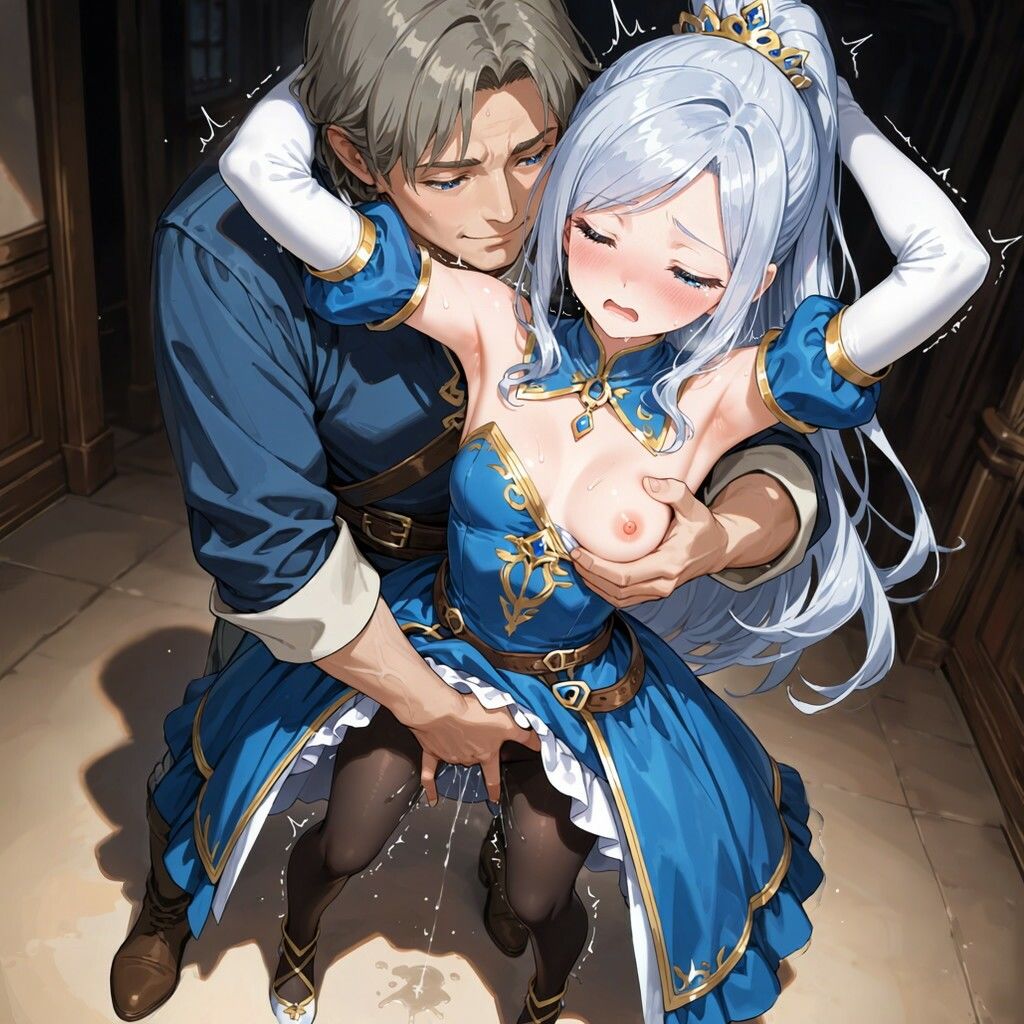 敗国の孕み袋 〜ロリ貧乳処女王女・貴族娘をロリコン貴族の都合の良い性処理おもちゃにする強●実践性教育指導〜貴族学園編 サンプル画像6