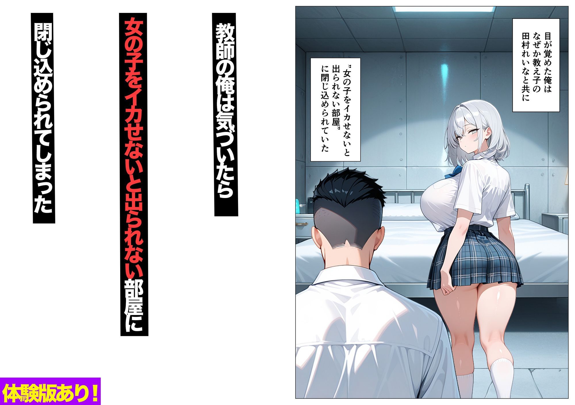 教え子のダウナーギャルをイカせないと出られない部屋 サンプル画像1