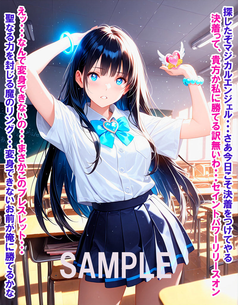 敵と戦いピンチになる魔法少女 Vol6 サンプル画像4