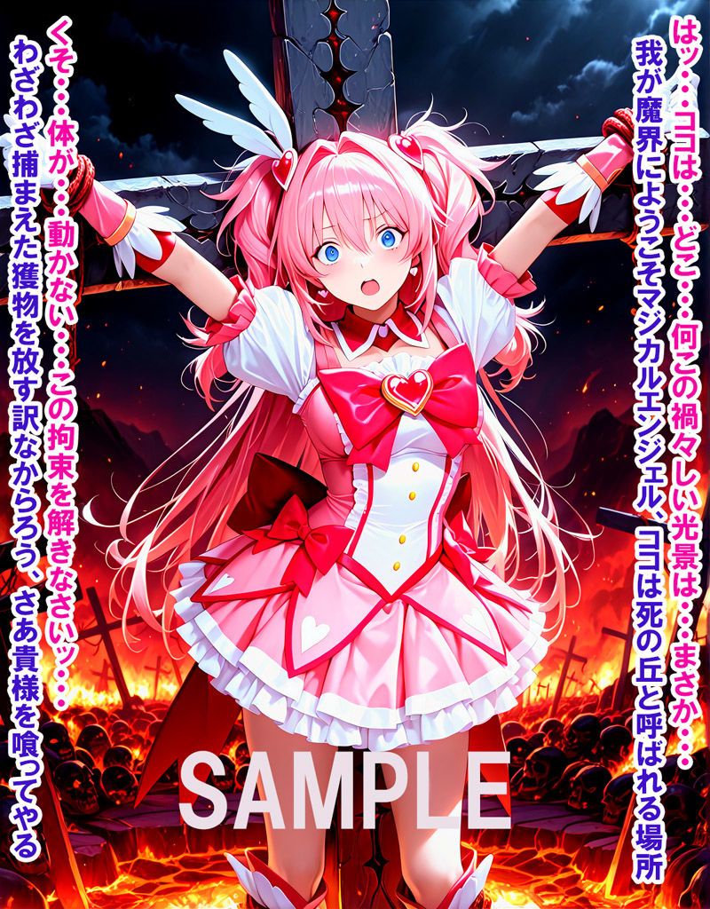 敵と戦いピンチになる魔法少女 Vol6 サンプル画像5