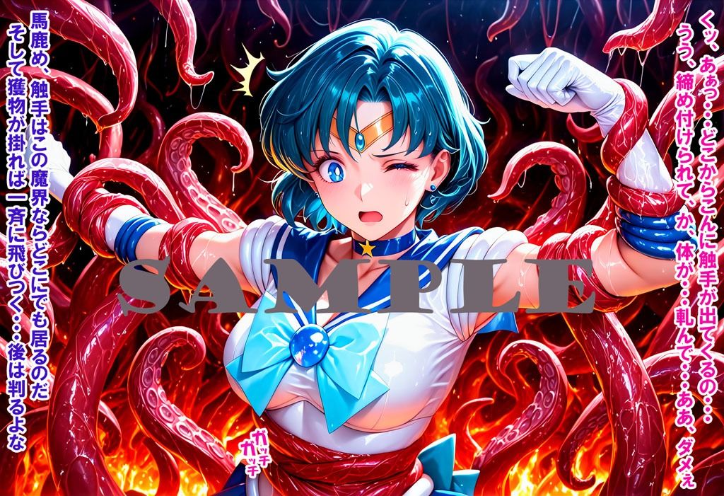 敵と戦いピンチになる魔法少女 Vol7 サンプル画像1
