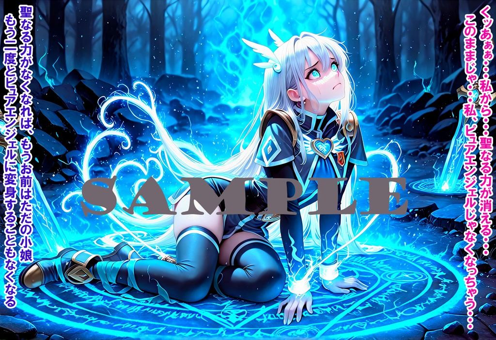 敵と戦いピンチになる魔法少女 Vol7 サンプル画像2
