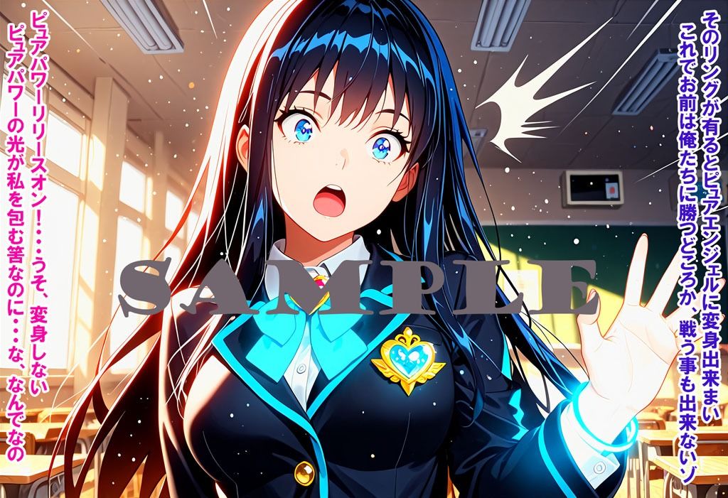 敵と戦いピンチになる魔法少女 Vol7 サンプル画像4
