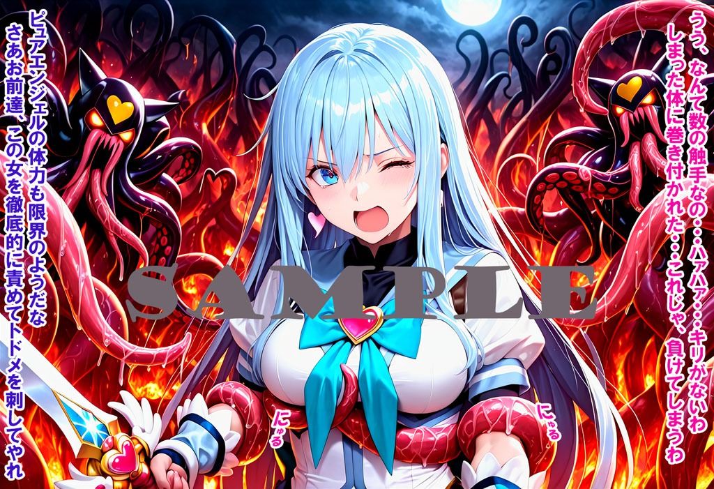 敵と戦いピンチになる魔法少女 Vol7 サンプル画像5