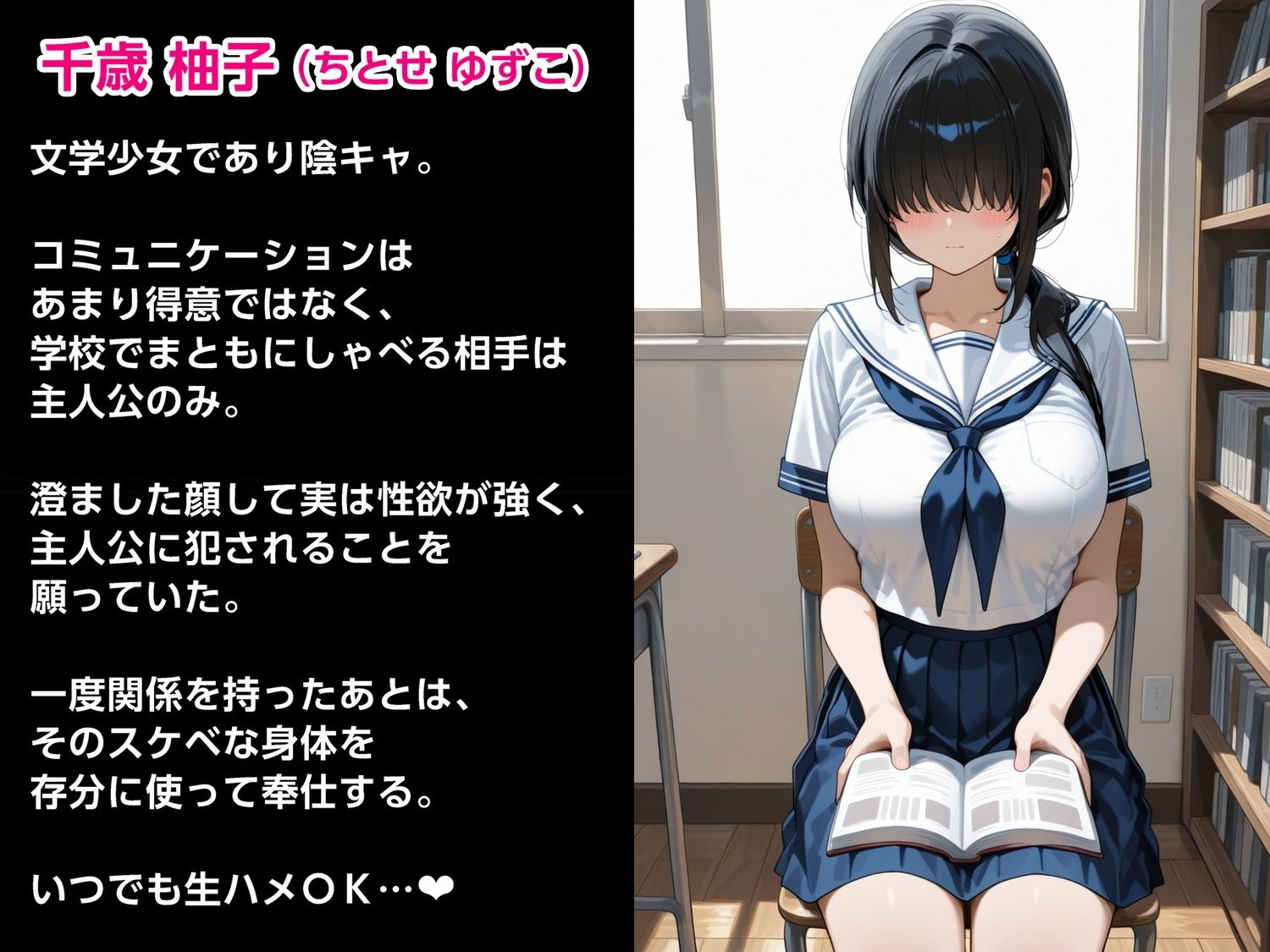 文学少女は犯●れたい〜ミラクルアプリで陰キャ女子の本性がわかったので犯しまくる〜 サンプル画像9