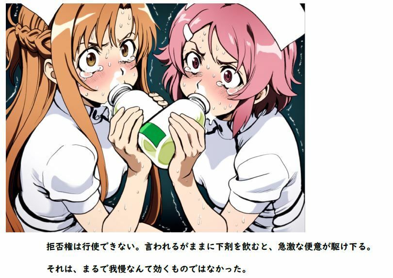 新人看護婦 明日奈と里香 嗚咽の浣腸我慢対決 〜白衣の恥辱耐久レース〜 サンプル画像9