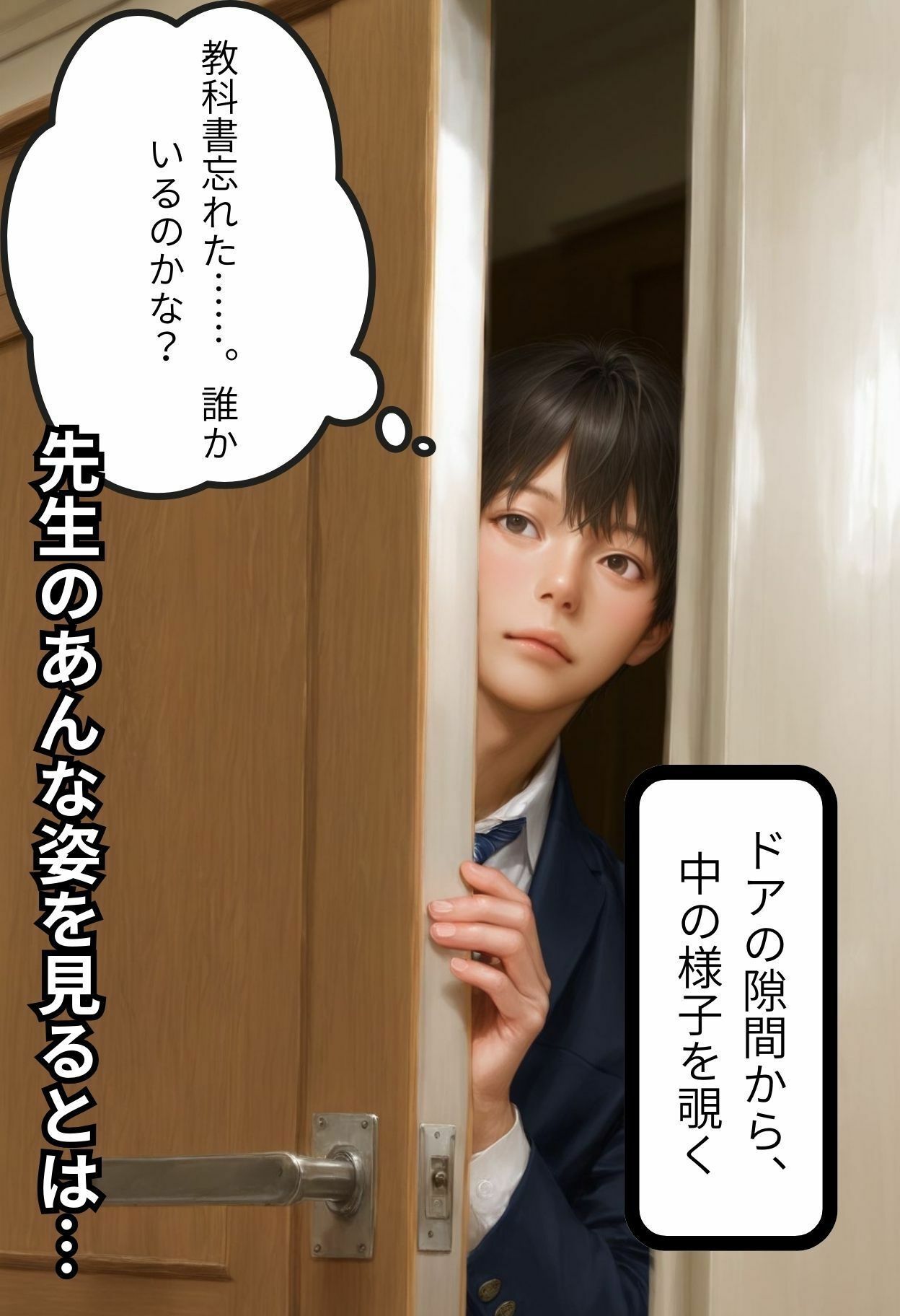 新人美人教師 僕は先生のオナニーを見てしまった そこから始まる先生と僕の学生生活 サンプル画像4