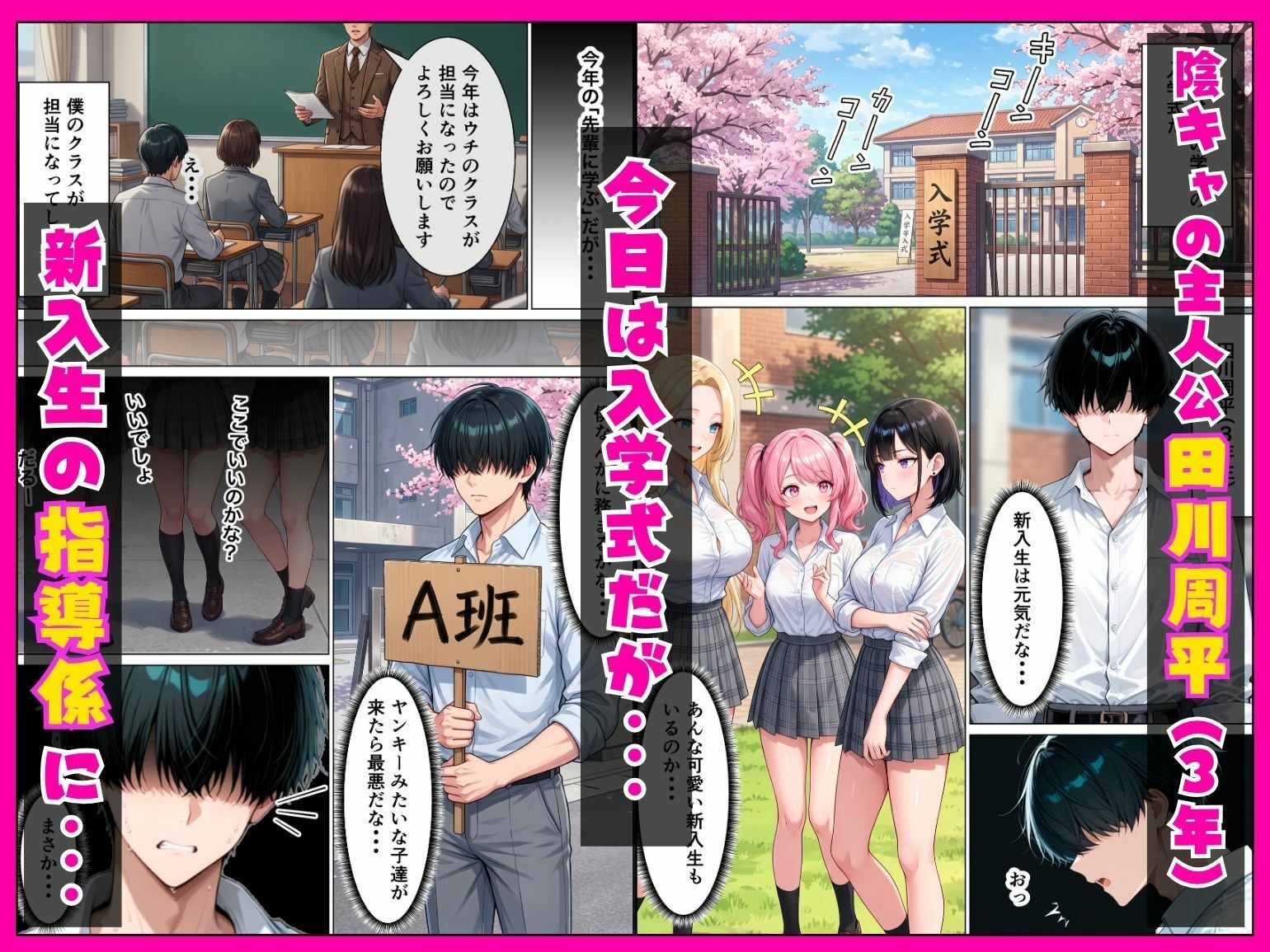 新入生のギャル3人組と罰ゲームアプリでハーレムセックスした話 サンプル画像1
