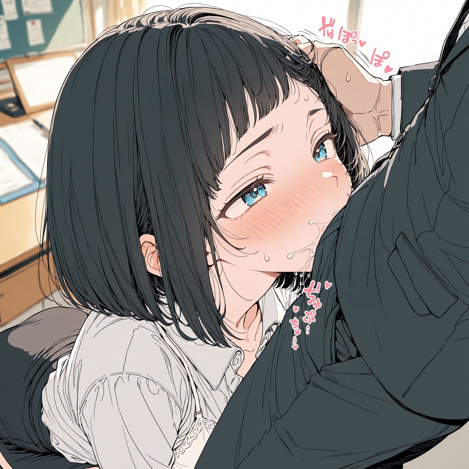 新卒OLと二人きりのオフィス…恥じらいながらも愛し合うイチャラブ生中出し！【2キャラ/全500P】 サンプル画像1