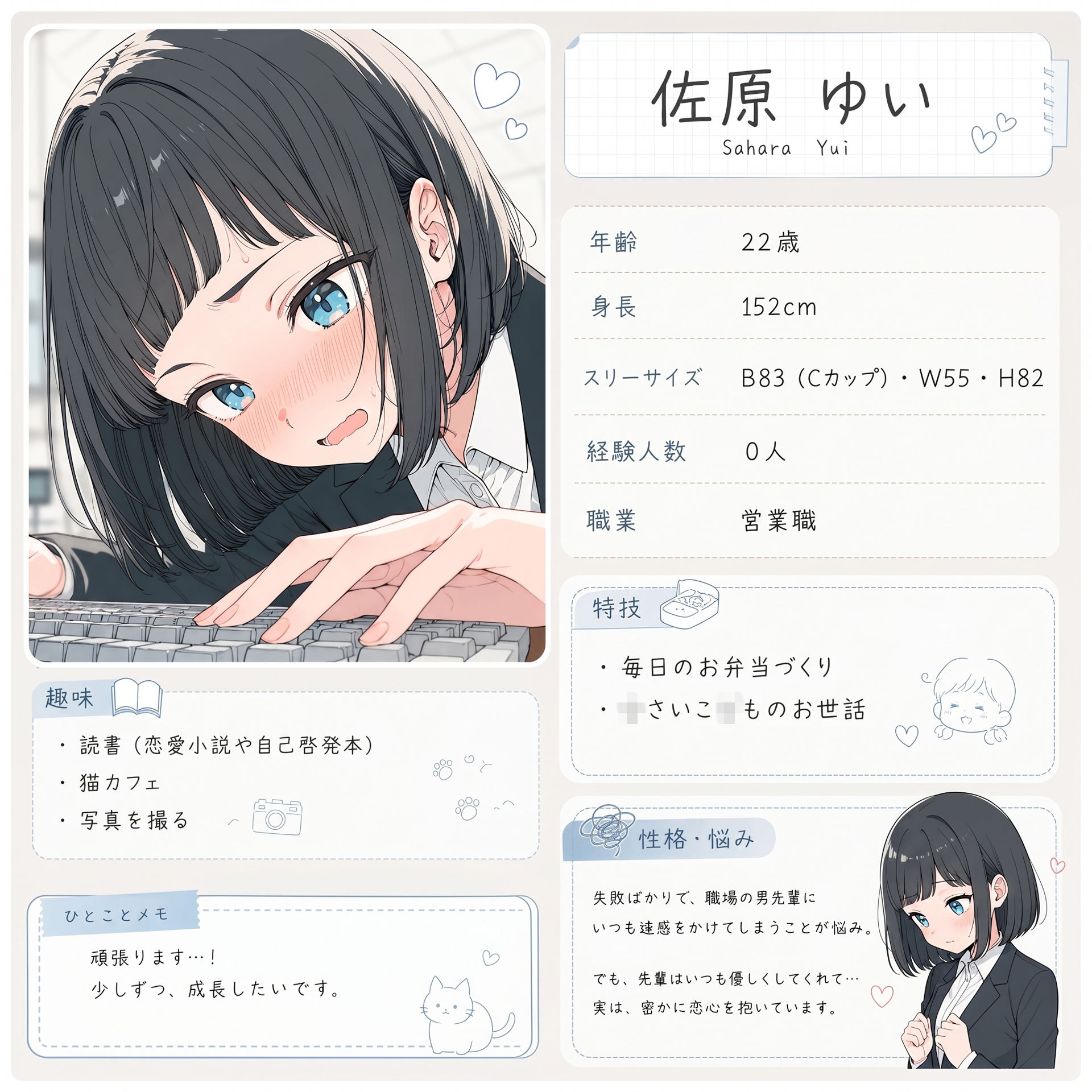 新卒OLと二人きりのオフィス…恥じらいながらも愛し合うイチャラブ生中出し！【2キャラ/全500P】 サンプル画像5