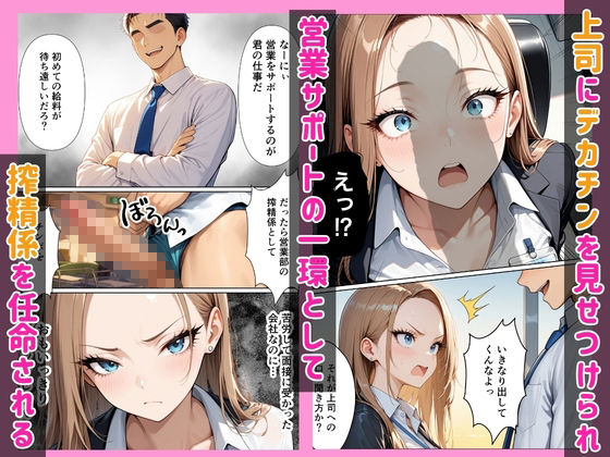 新卒問題ギャル 3人の上司のデカチンでお仕置きセックス 搾精されまくった話 サンプル画像5