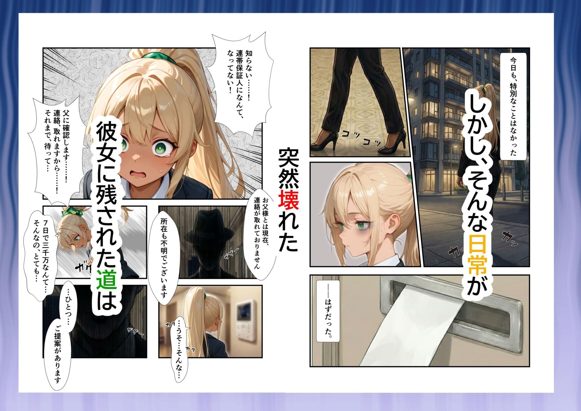 日常が崩壊し、メイド服の下で悦楽を求められるような話 サンプル画像2