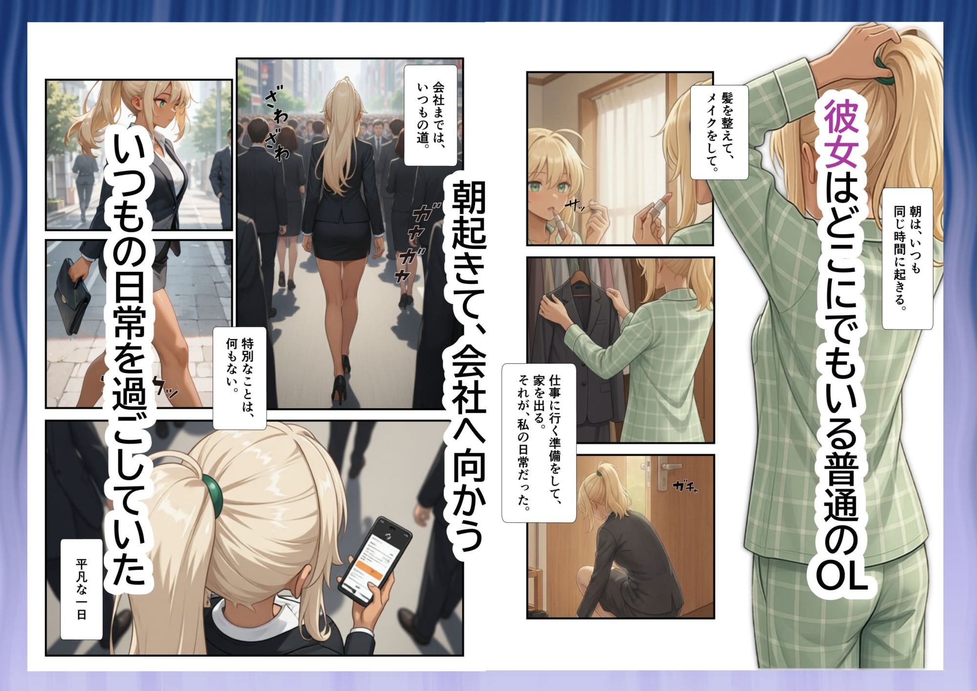 日常が崩壊し、メイド服の下で悦楽を求められるような話 サンプル画像6