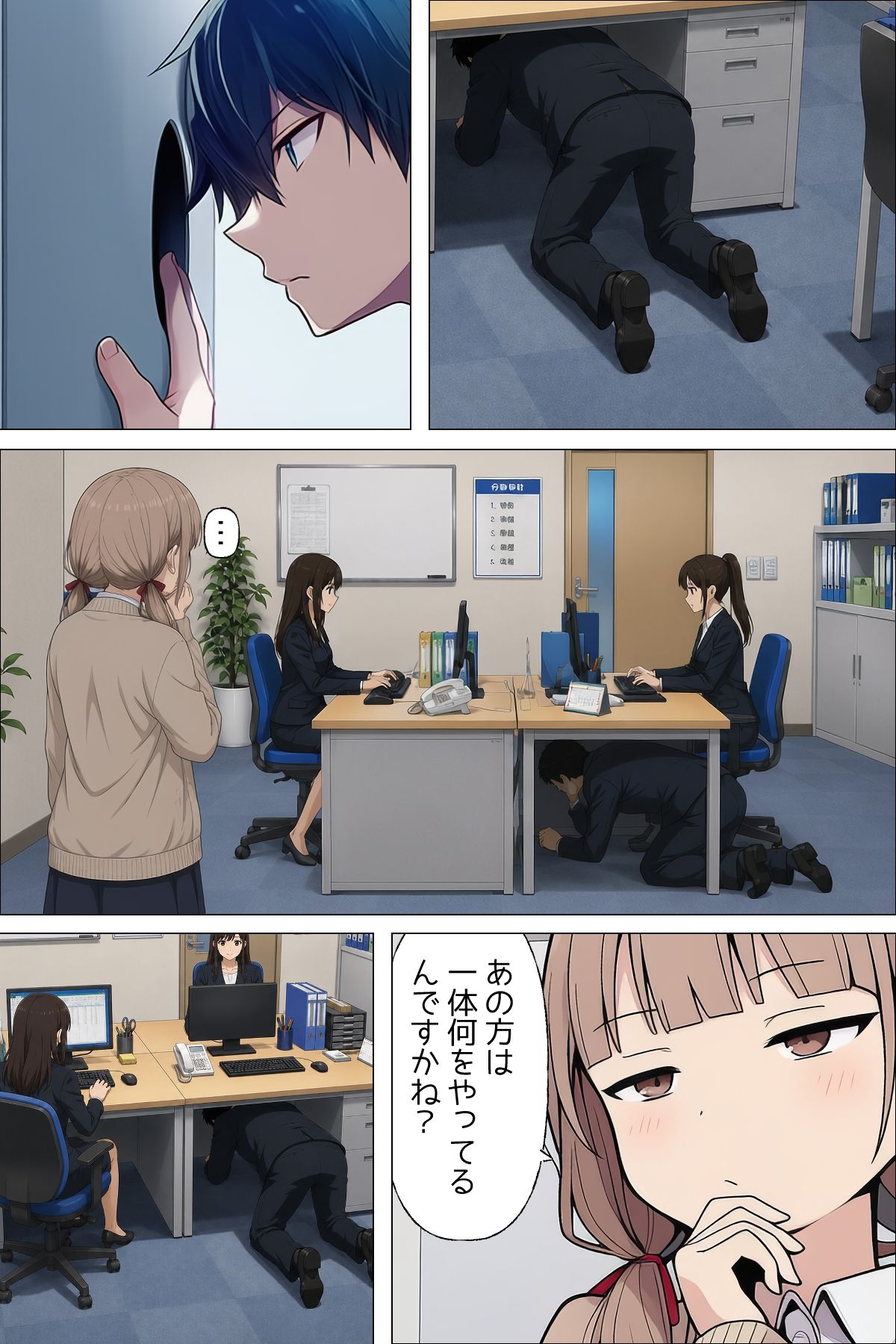 日替わりさゆりさんの通勤＆職場  短編漫画＋画像集 サンプル画像5