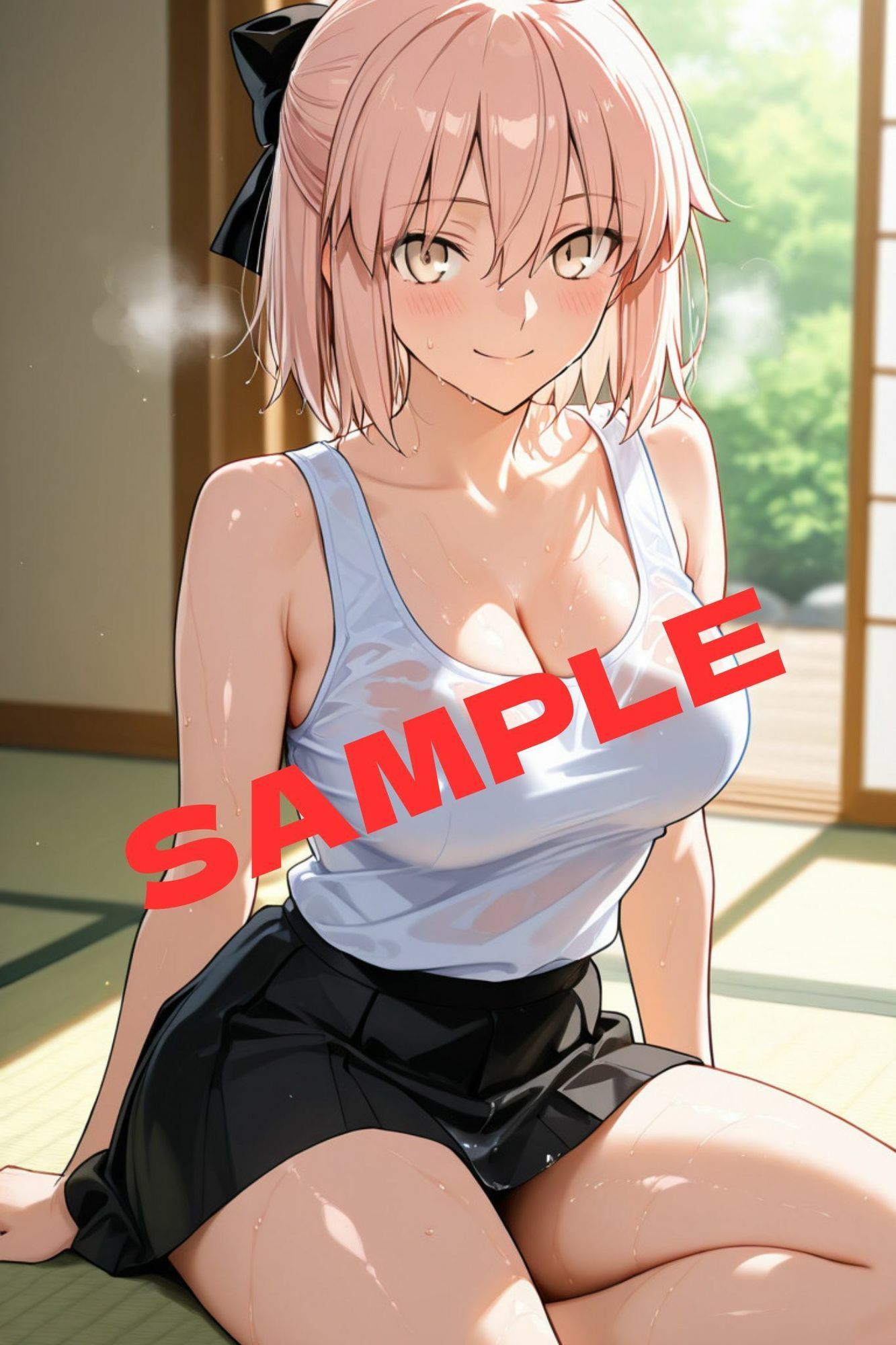 日本サー○ァント真夏の汗だくS○X サンプル画像3