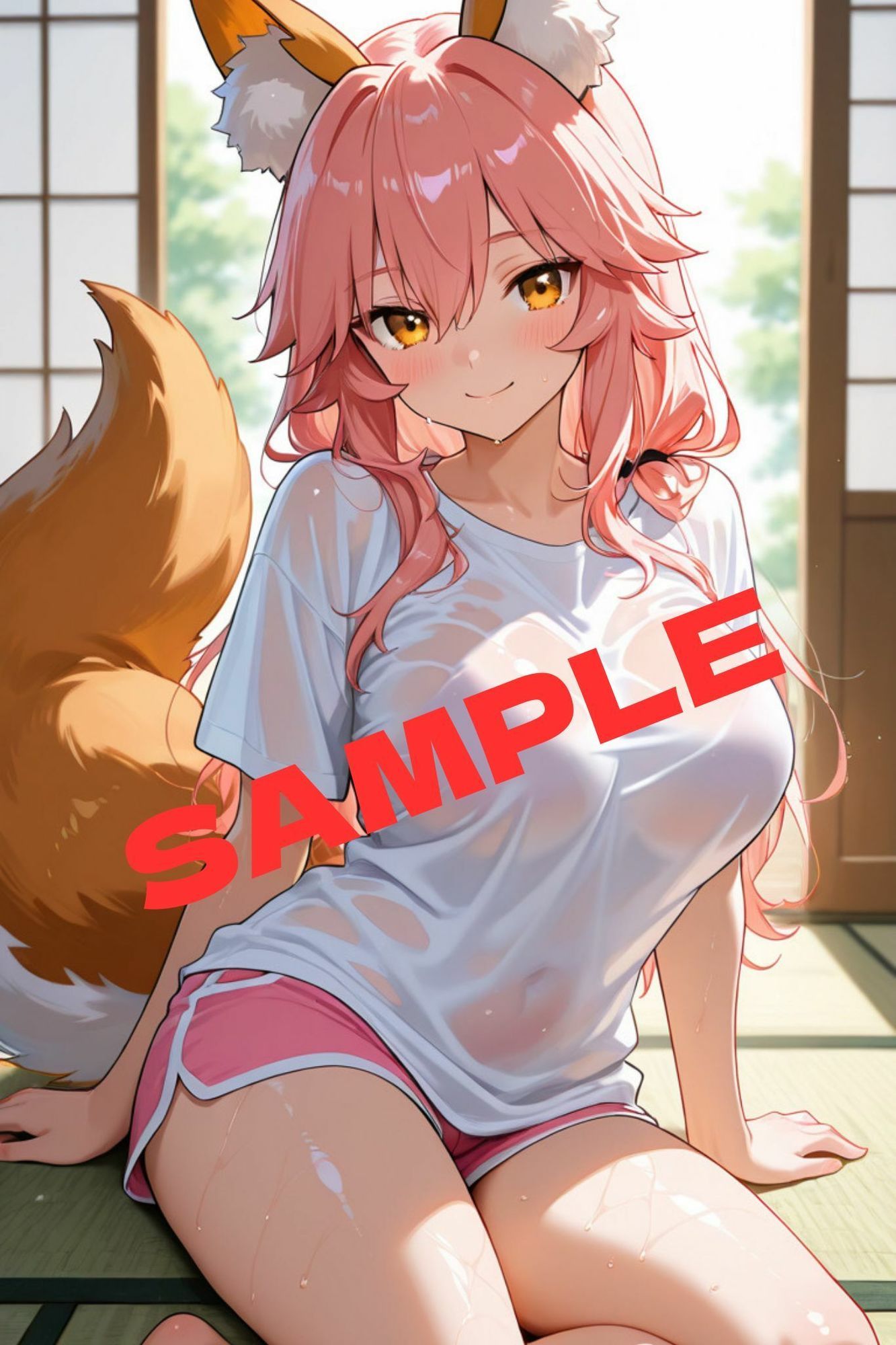 日本サー○ァント真夏の汗だくS○X サンプル画像5