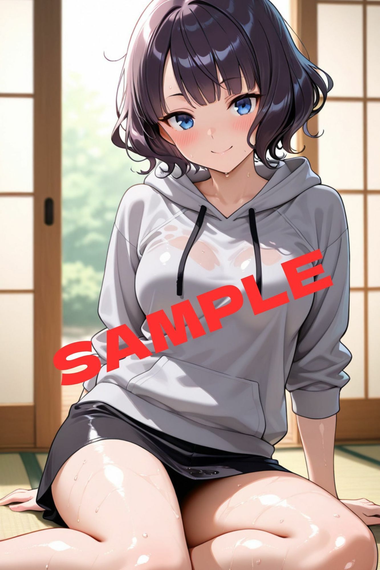日本サー○ァント真夏の汗だくS○X サンプル画像7