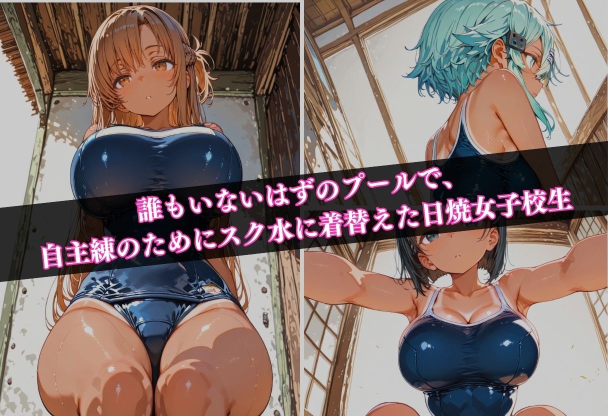 日焼けスク水女子校生調教記録 〜大嫌いな先生に孕まされる〜Vol.3 サンプル画像2