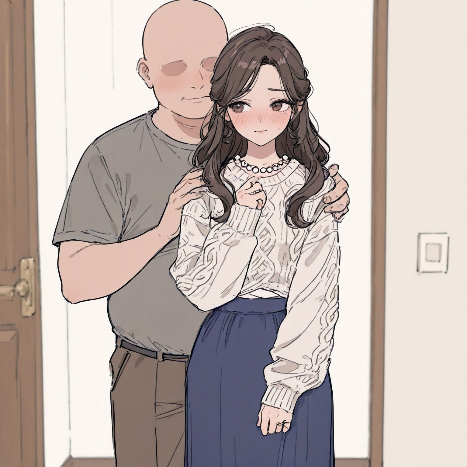 旦那の出張中清楚な隣の奥さんをメス堕ちさせたら尻穴が俺専用オナホになった件 サンプル画像1