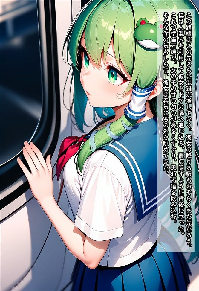 早苗ちゃんを盗撮したり痴○したりする話 サンプル画像3