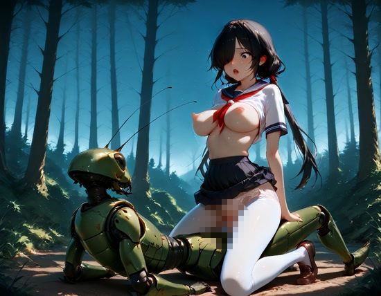 昆虫観察記録〜飛蝗〜 サンプル画像2