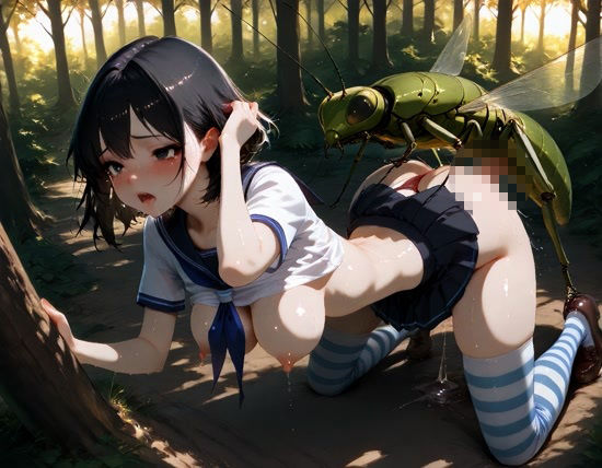 昆虫観察記録〜飛蝗〜 サンプル画像3