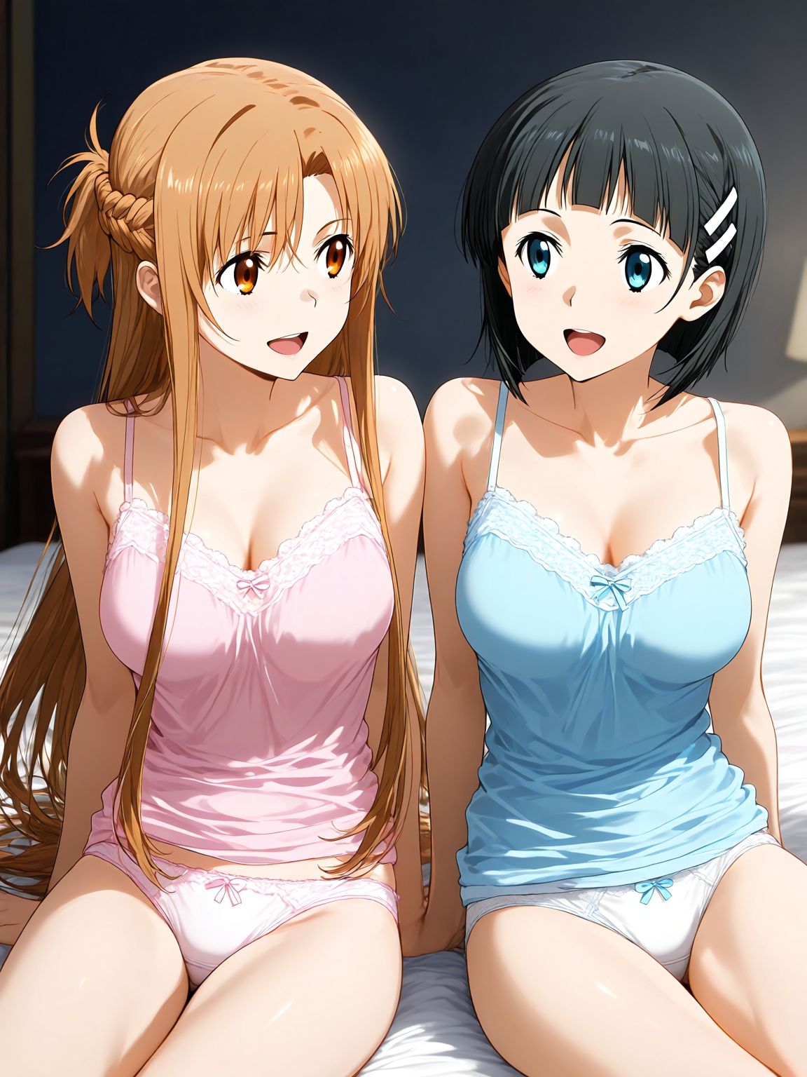 明日奈×直葉 サンプル画像1