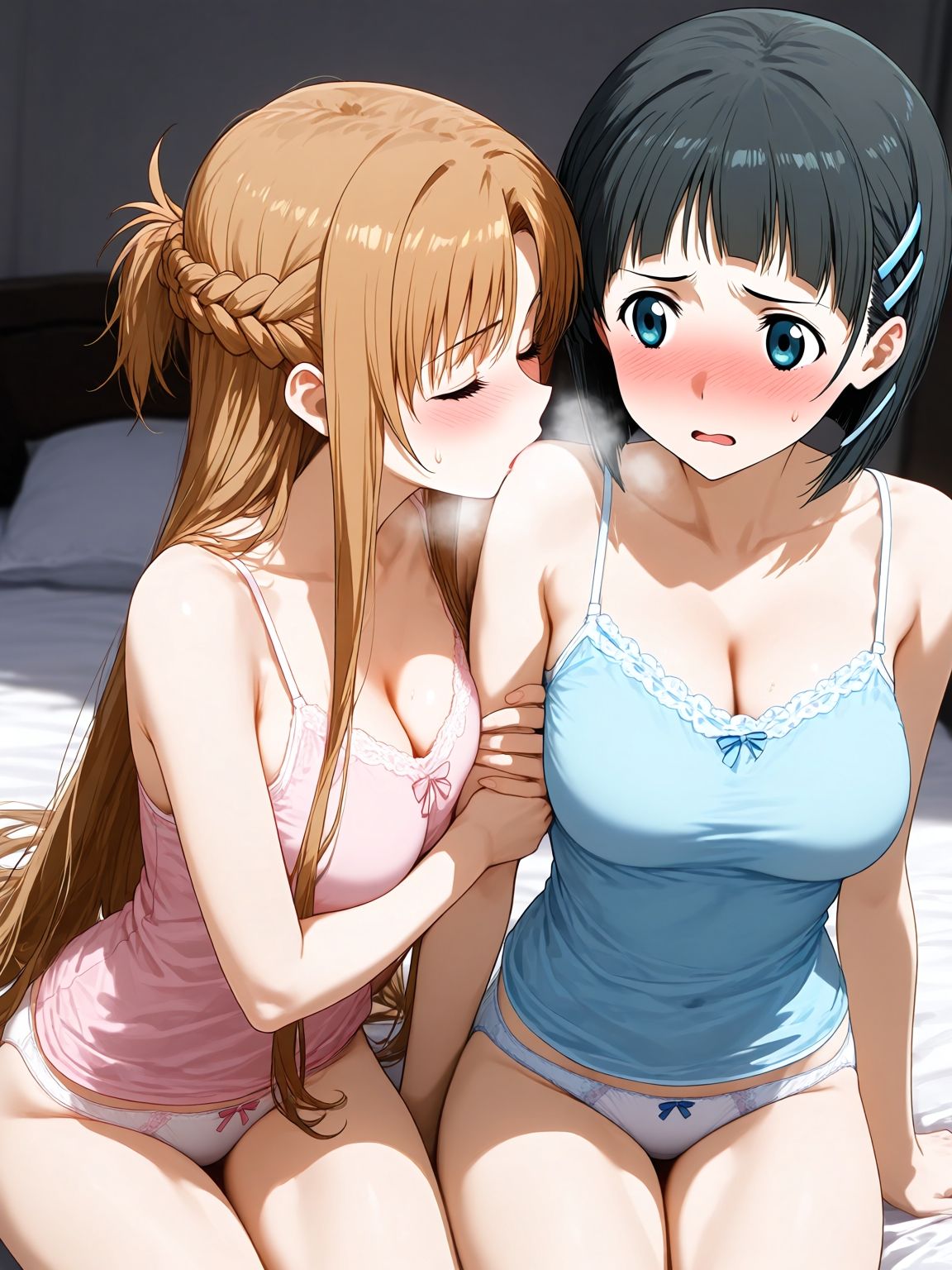 明日奈×直葉 サンプル画像2