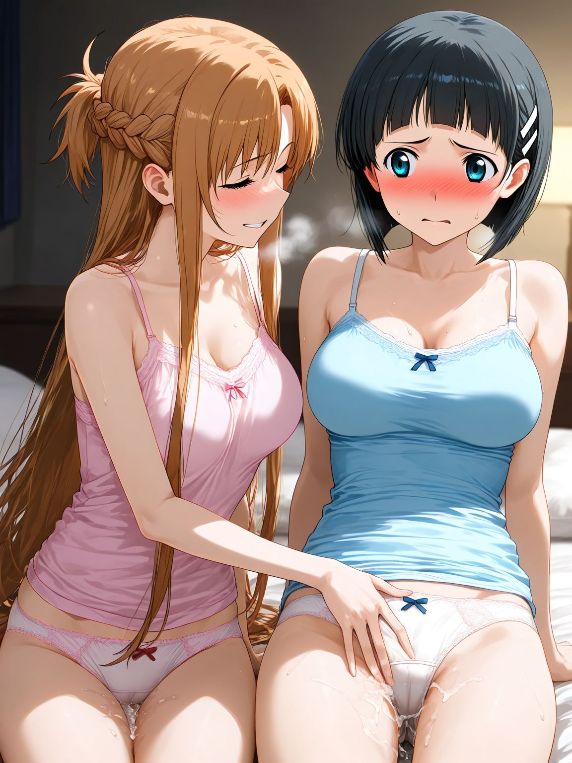 明日奈×直葉 サンプル画像3