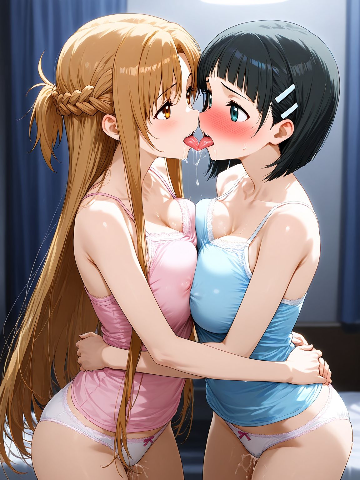 明日奈×直葉 サンプル画像5
