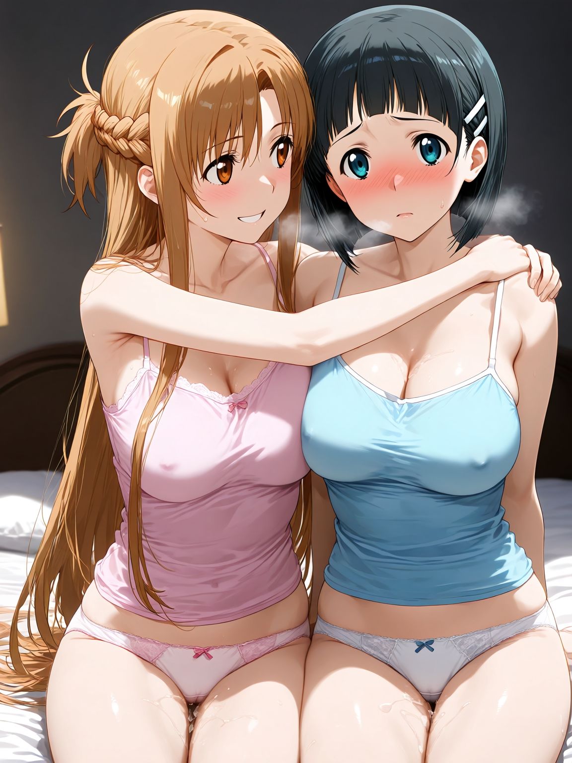 明日奈×直葉 サンプル画像8