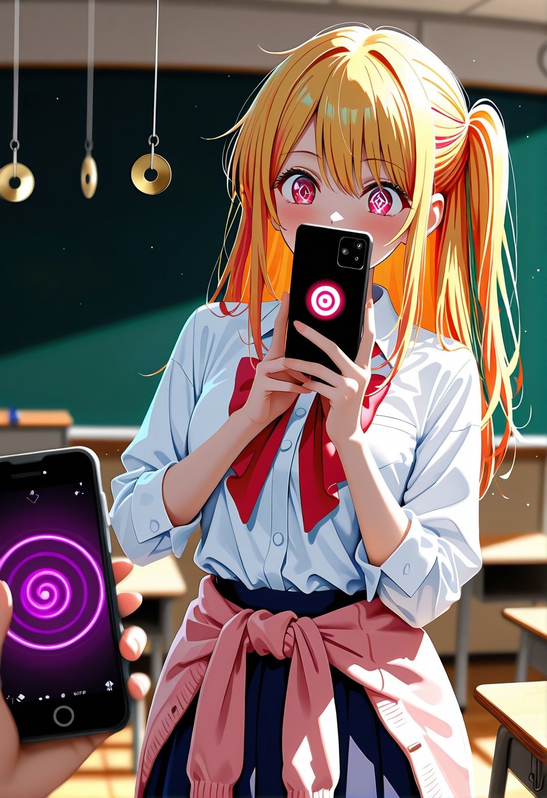 星〇ル〇ー 推しの〇パロディ 制服・ブルマ・競泳水着で学校凌●！メガネ・拘束・おもらし・中出し連発3DCG サンプル画像4