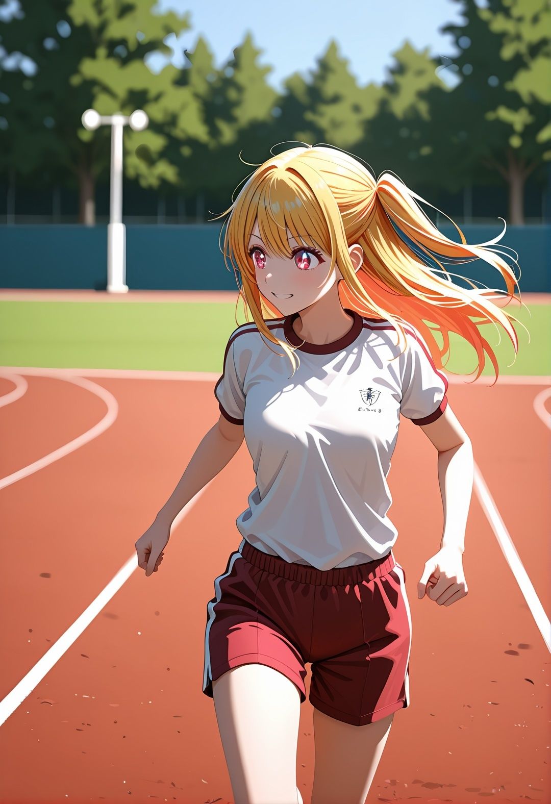 星〇ル〇ー 推しの〇パロディ 制服・ブルマ・競泳水着で学校凌●！メガネ・拘束・おもらし・中出し連発3DCG サンプル画像5