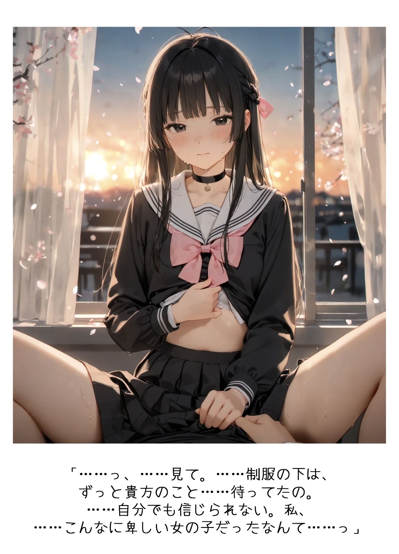 春、想いをほどく彼女たちFinal〜卒業後の音楽室、夕暮れに溶ける会長の純情〜 サンプル画像3