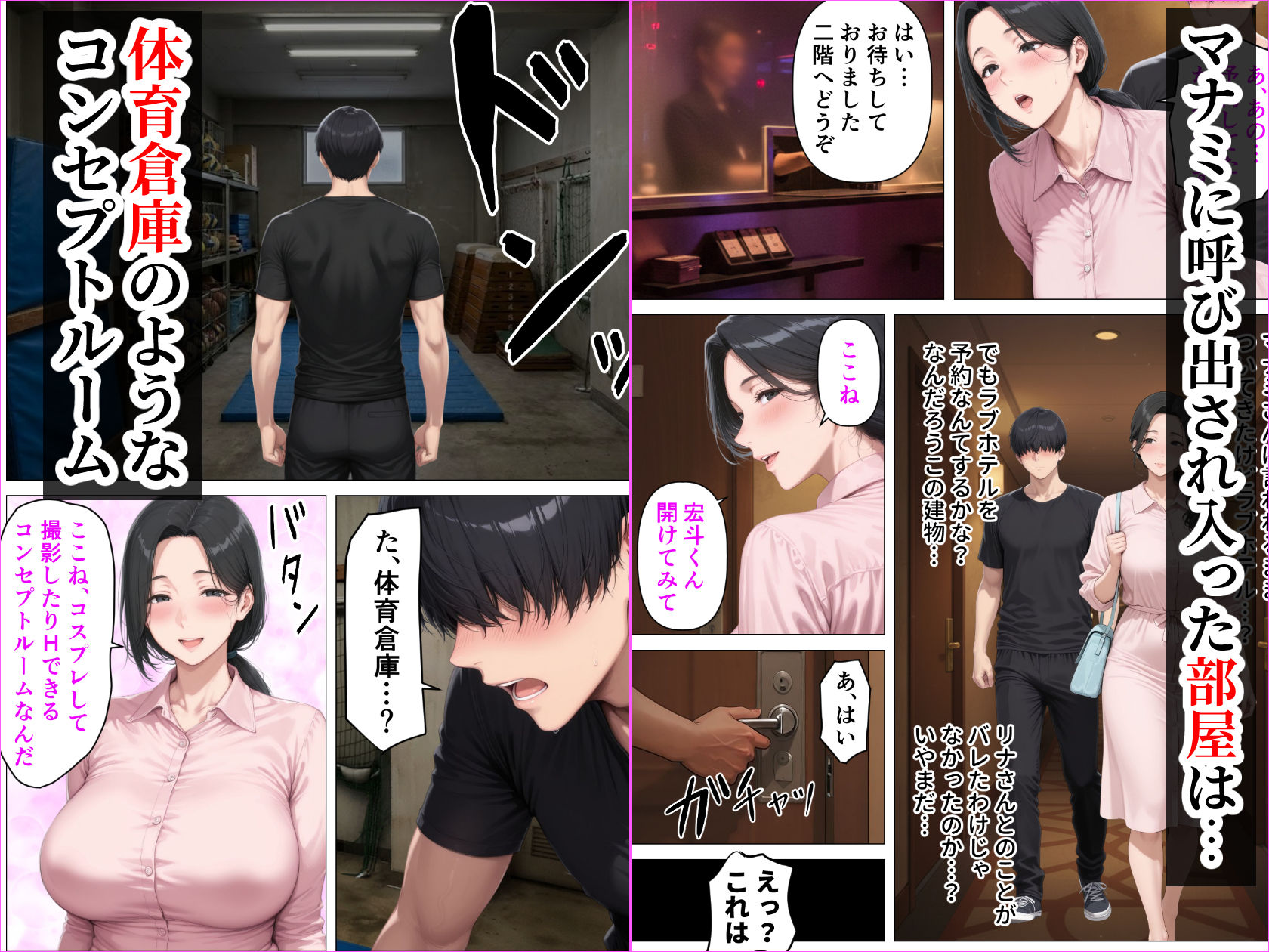 昭和マ●コの搾精天国！ブルマ＆JKコスの人妻に中出し放題 サンプル画像5