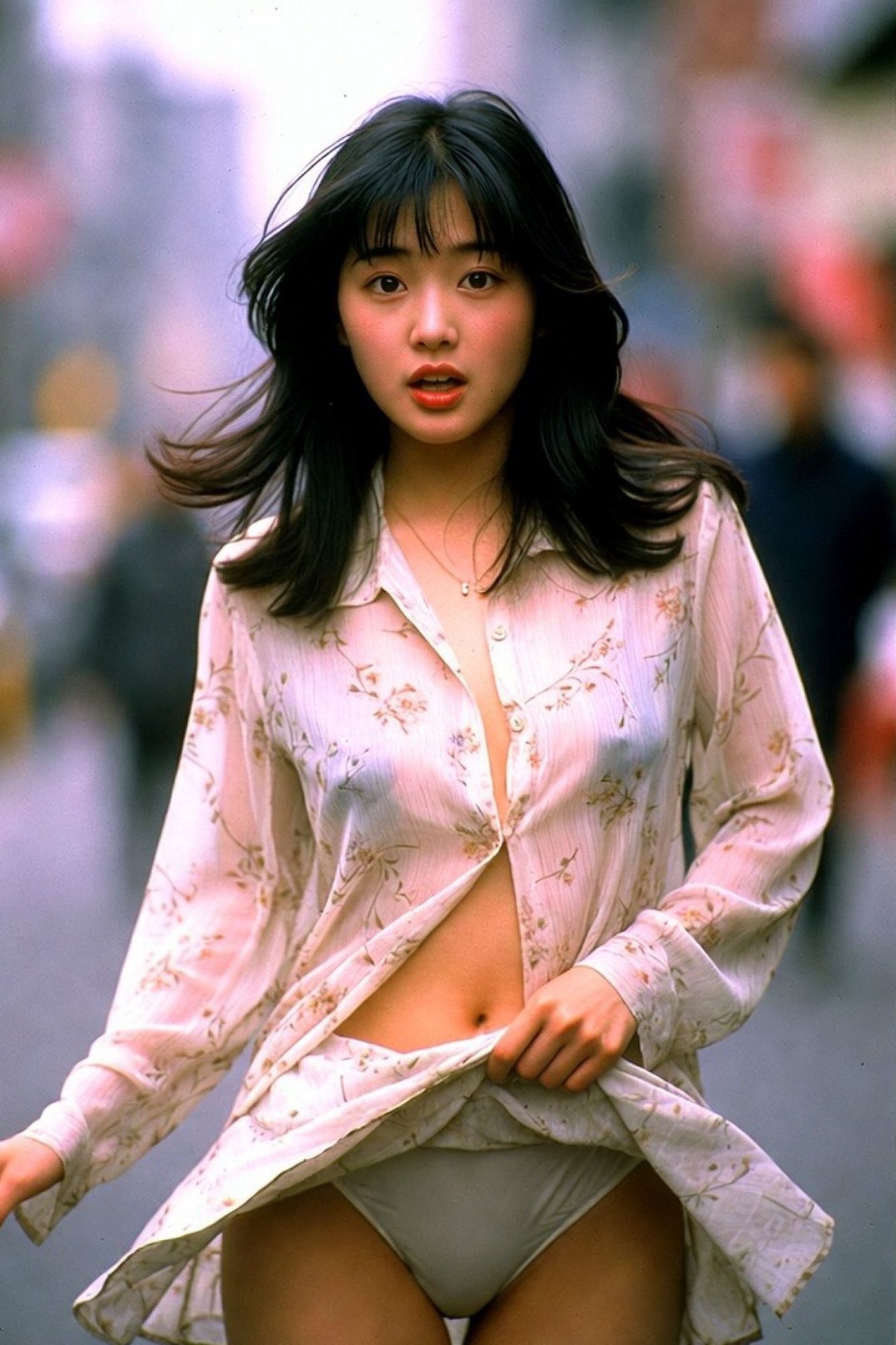 昭和浪漫〜90s女たちの日常 ｜風呂 パンチラ 診察 ｜ AIアダルト写真集 サンプル画像2