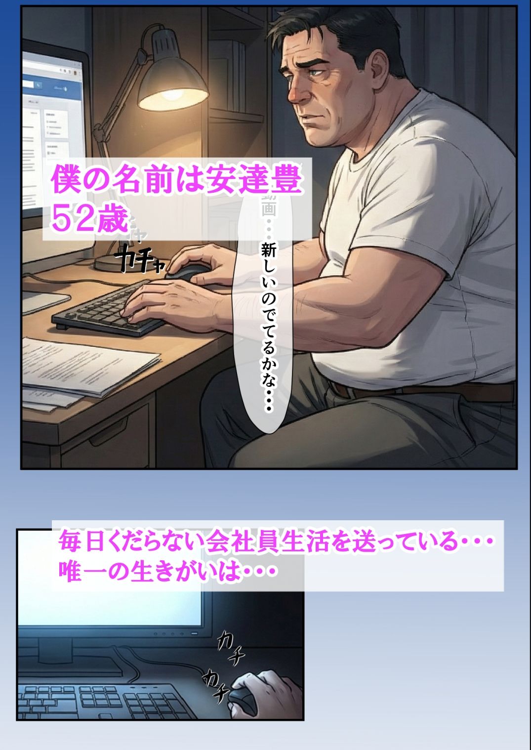 昼は清楚な部下、夜はドスケベ配信者の涼子さん。冴えない上司の肉棒に教え込まれ、自ら種を欲しがる肉便器に堕ちる サンプル画像1